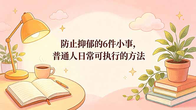 付费文章：防止抑郁的6件小事，普通人日常可执行的方法-保成圈-山云人力,分享创业咨询_最新网络项目资源