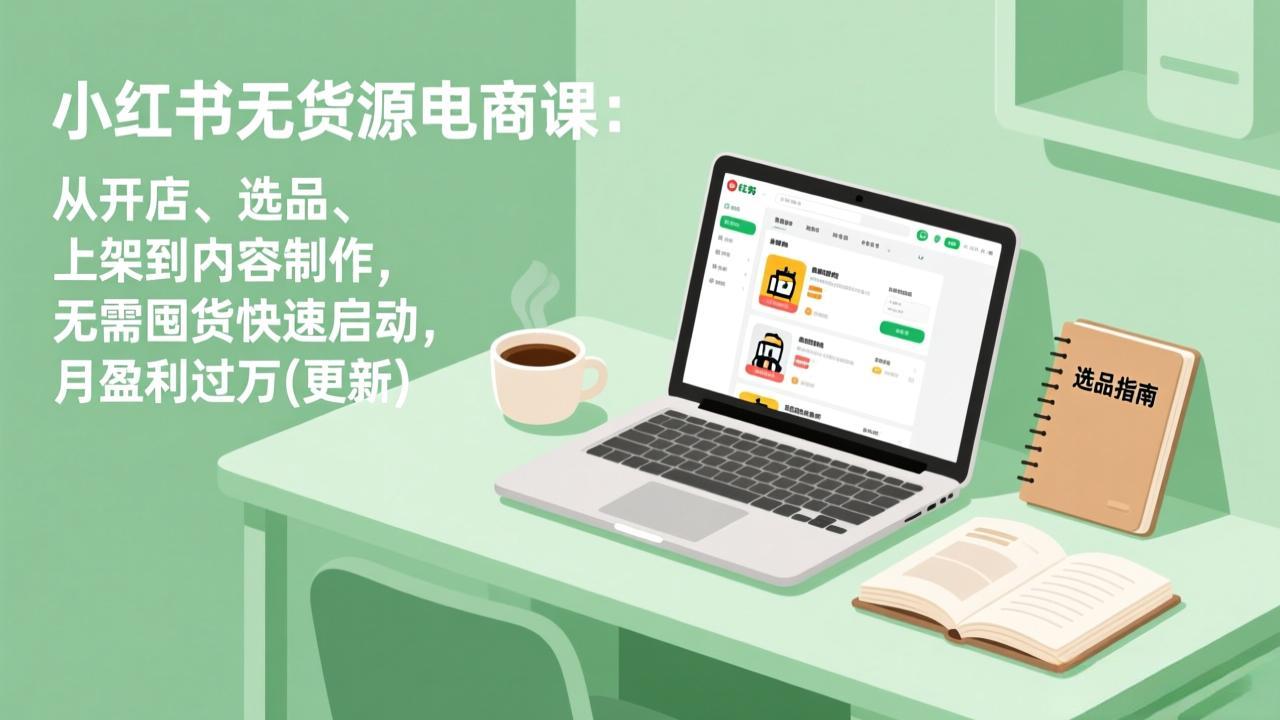 小红书无货源电商课(5月12更新-保成圈-山云人力,分享创业咨询_最新网络项目资源