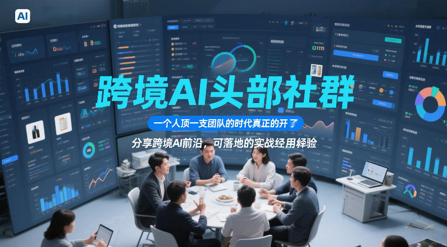 跨境AI头部社群，一个人顶一支团队的时代真正的开始了，分享跨境AI前沿，可落地的实战经验(更新5月11日)-保成圈-山云人力,分享创业咨询_最新网络项目资源