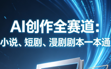 AI创作全赛道：小说、短剧、漫剧剧本一本通(更新5月)-保成圈-山云人力,分享创业咨询_最新网络项目资源
