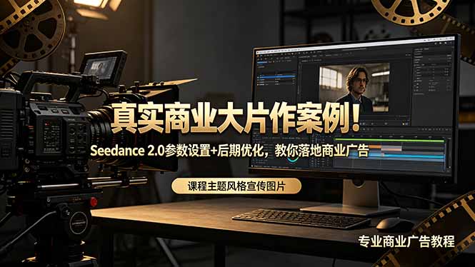 真实商业大片作案例！Seedance 2.0参数设置+后期优化，教你落地商业广告-保成圈-山云人力,分享创业咨询_最新网络项目资源