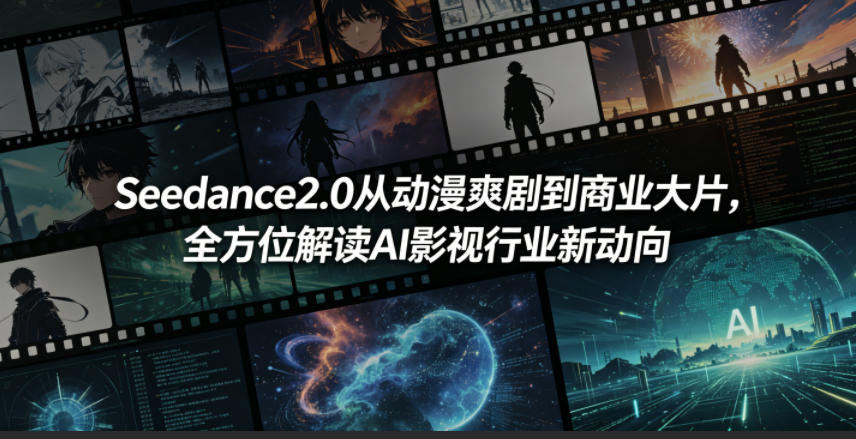 Seedance2.0从动漫爽剧到商业大片，全方位解读AI影视行业新动向-保成圈-山云人力,分享创业咨询_最新网络项目资源
