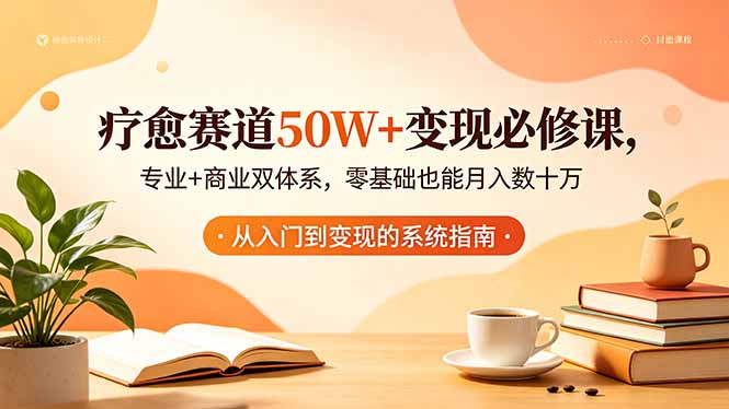疗愈赛道50W+变现必修课，专业+商业双体系，零基础也能月入数十万-保成圈-山云人力,分享创业咨询_最新网络项目资源