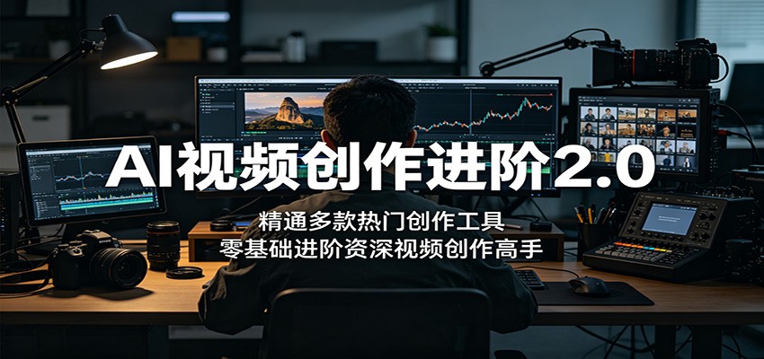 AI视频创作进阶2.0：精通多款热门创作工具，零基础进阶资深视频创作高手-保成圈-山云人力,分享创业咨询_最新网络项目资源