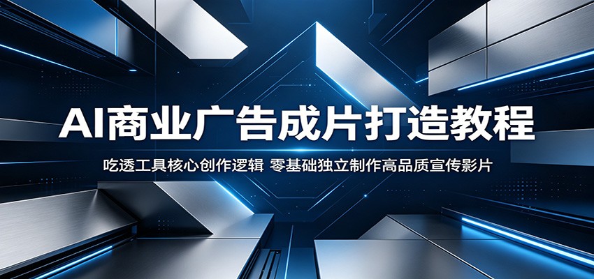 AI商业广告成片打造教程：吃透工具核心创作逻辑，零基础独立制作高品质宣传影片-保成圈-山云人力,分享创业咨询_最新网络项目资源