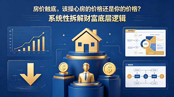 付费文章：房价触底，该操心房的价格还是你的价格？系统性拆解财富底层逻辑-保成圈-山云人力,分享创业咨询_最新网络项目资源