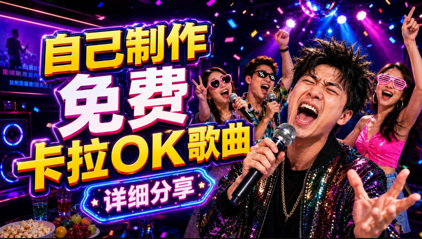 零基础AI制作免费卡拉OK视频教程，从歌曲生成、音轨分离到字幕制作、视频导出，手把手教学-保成圈-山云人力,分享创业咨询_最新网络项目资源
