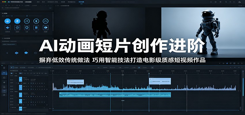 AI动画短片创作进阶：摒弃低效传统做法，巧用智能技法打造电影级质感短视频作品-保成圈-山云人力,分享创业咨询_最新网络项目资源