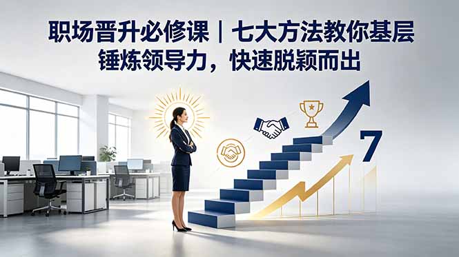 付费文章：职场晋升必修课｜七大方法教你基层锤炼领导力，快速脱颖而出-保成圈-山云人力,分享创业咨询_最新网络项目资源