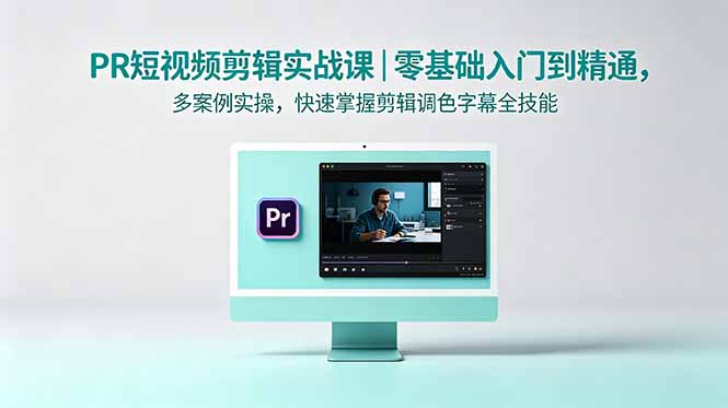 PR短视频剪辑实战课｜零基础入门到精通，多案例实操，快速掌握剪辑调色字幕全技能-保成圈-山云人力,分享创业咨询_最新网络项目资源