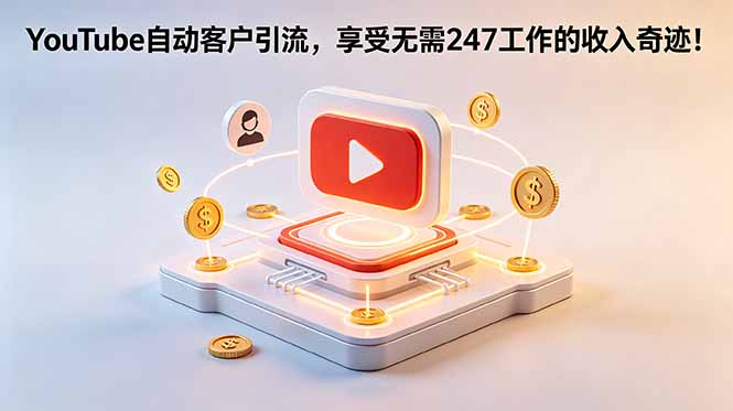 YouTube 自动客户引流，享受无需 247 工作的收入奇迹！【原创双语字幕】-保成圈-山云人力,分享创业咨询_最新网络项目资源