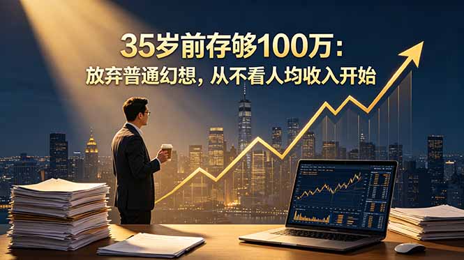 35岁前存够100万：放弃普通幻想，从不看人均收入开始-保成圈-山云人力,分享创业咨询_最新网络项目资源