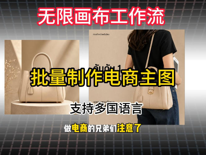 批量复刻电商爆款主图工作流搭建教学，批量下载，支持多国语言，不管是国内电商还是跨境店群都能用-保成圈-山云人力,分享创业咨询_最新网络项目资源