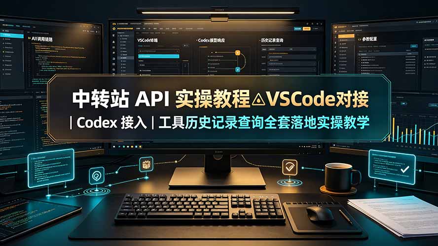 中转站 API 实操教程△VSCode 对接｜Codex 接入｜工具历史记录查询全套落地实操教学-保成圈-山云人力,分享创业咨询_最新网络项目资源