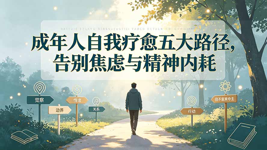 付费文章：成年人自我疗愈五大路径，告别焦虑与精神内耗-保成圈-山云人力,分享创业咨询_最新网络项目资源