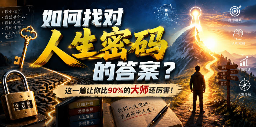 付费文章：如何找对人生密码的答案？这一篇让你比90%的大师还厉害！-保成圈-山云人力,分享创业咨询_最新网络项目资源