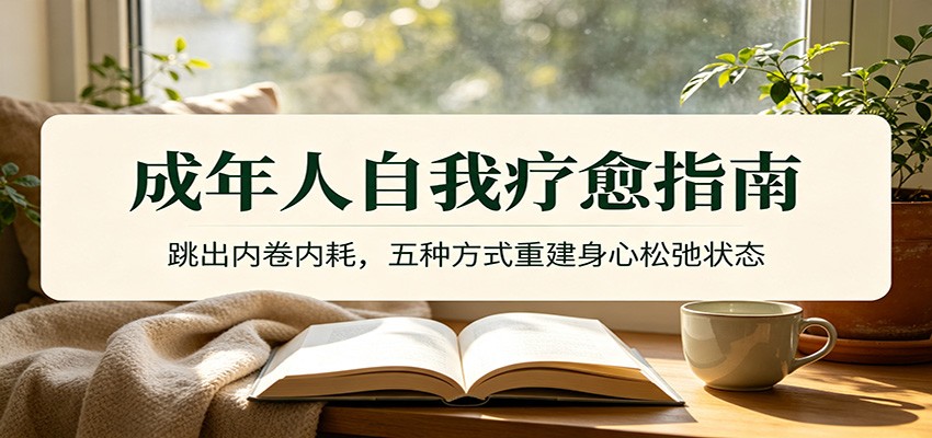 成年人自我疗愈指南：跳出内卷内耗，五种方式重建身心松弛状态-保成圈-山云人力,分享创业咨询_最新网络项目资源