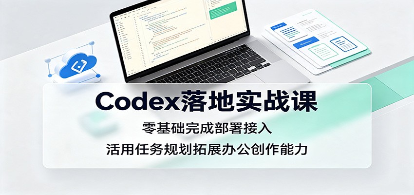 Codex落地实战课：零基础完成部署接入，活用任务规划拓展办公创作能力-保成圈-山云人力,分享创业咨询_最新网络项目资源