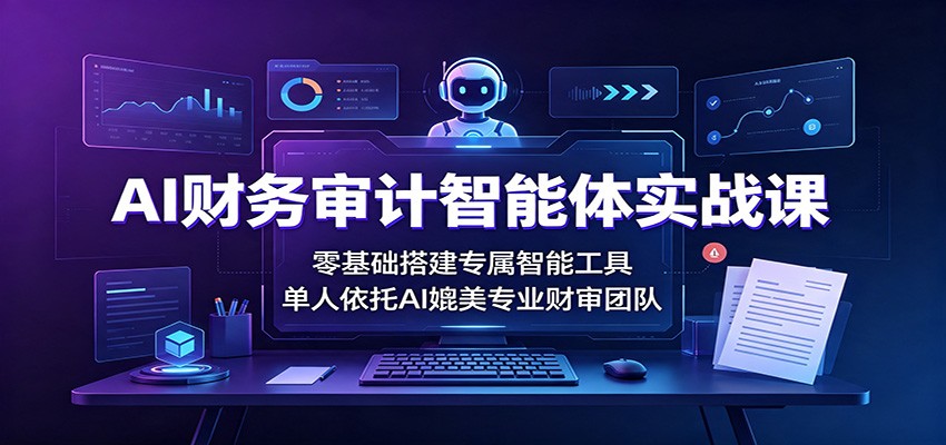 AI财务审计智能体实战课：零基础搭建专属智能工具，单人依托AI媲美专业财审团队-保成圈-山云人力,分享创业咨询_最新网络项目资源
