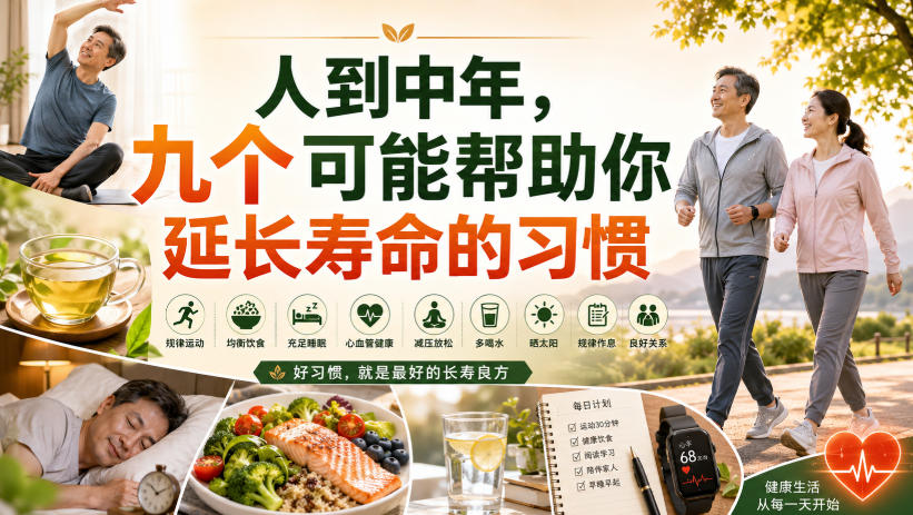 付费文章：人到中年，九个可能帮助你延长寿命的习惯-保成圈-山云人力,分享创业咨询_最新网络项目资源