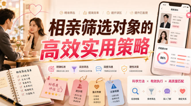 付费文章：相亲筛选对象的高效实用策略-保成圈-山云人力,分享创业咨询_最新网络项目资源
