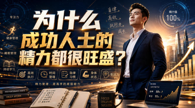 付费文章：为什么成功人士的精力都很旺盛？-保成圈-山云人力,分享创业咨询_最新网络项目资源