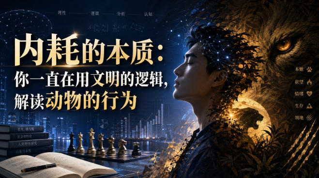 付费文章：内耗的本质：你一直在用文明的逻辑，解读动物的行为-保成圈-山云人力,分享创业咨询_最新网络项目资源