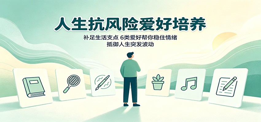 人生抗风险爱好培养：补足生活支点，6类爱好帮你稳住情绪，抵御人生突发波动-保成圈-山云人力,分享创业咨询_最新网络项目资源