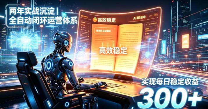 两年实战沉淀｜全自动闭环运营体系，实现每日稳定收益300+【揭秘】-保成圈-山云人力,分享创业咨询_最新网络项目资源