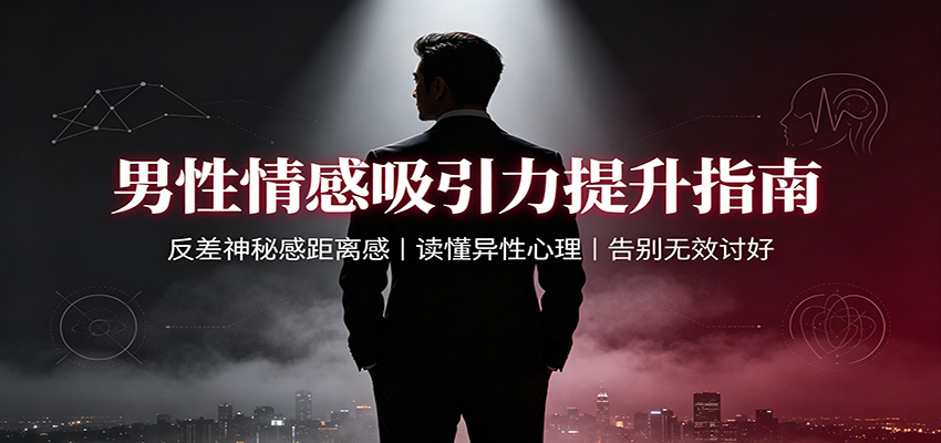 男性情感吸引力提升指南：反差神秘感距离感，读懂异性心理，告别无效讨好-保成圈-山云人力,分享创业咨询_最新网络项目资源