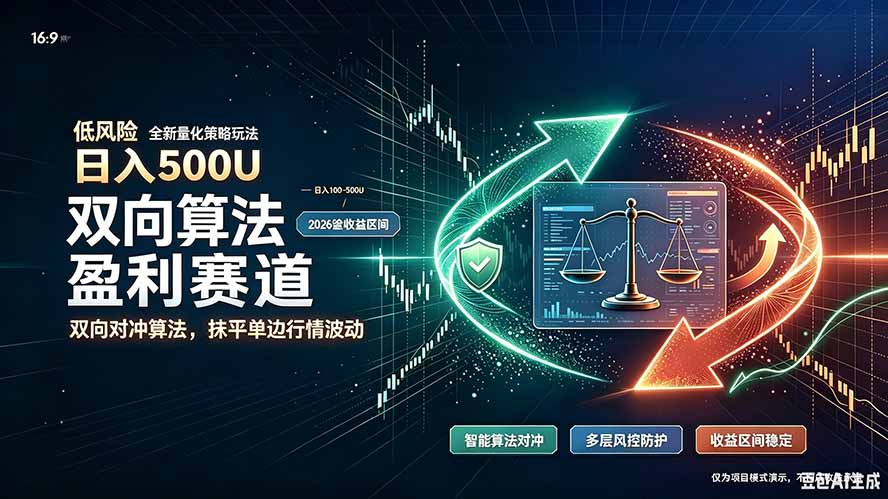 算法对冲/EA量化，日入500刀，躺着赚钱！你把它当做“自动提款机”，它把你就爆了-保成圈-山云人力,分享创业咨询_最新网络项目资源