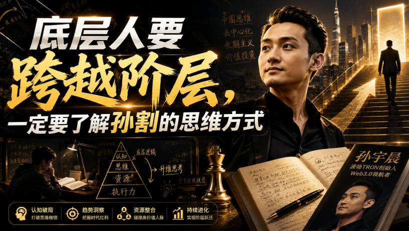 付费文章:底层人要跨越阶层,一定要了解孙割的思维方式