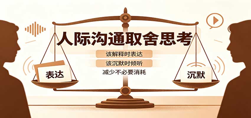 人际沟通取舍思考：分清解释与沉默边界，拿捏职场生活沟通分寸减少情绪内耗-保成圈-山云人力,分享创业咨询_最新网络项目资源