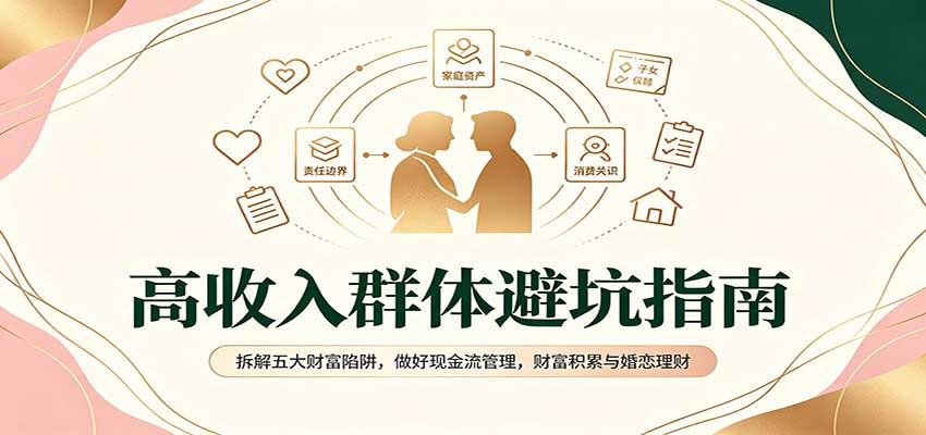 高收入群体避坑指南：拆解五大财富陷阱，做好现金流管理，财富积累与婚恋理财-保成圈-山云人力,分享创业咨询_最新网络项目资源
