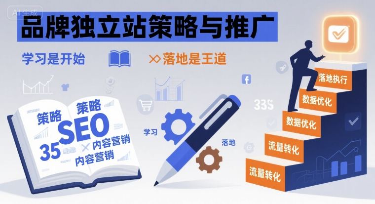 品牌独立站策略与推广，学习是开始，落地是王道-保成圈-山云人力,分享创业咨询_最新网络项目资源