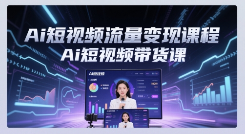Ai短视频流量变现课程，Ai短视频带货课-保成圈-山云人力,分享创业咨询_最新网络项目资源