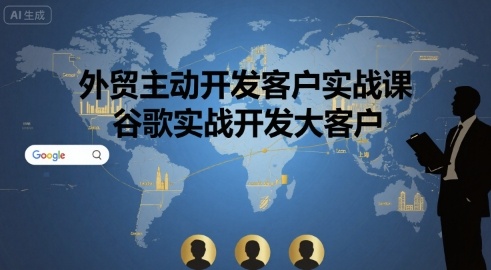 外贸主动开发客户实战课，谷歌实战开发大客户-保成圈-山云人力,分享创业咨询_最新网络项目资源