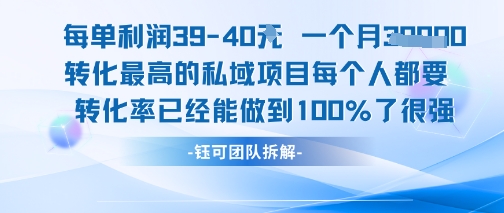 每单利润40一个月7k+转化最高的私域项目，每个人都要的产品转化率已经能做到100%-保成圈-山云人力,分享创业咨询_最新网络项目资源