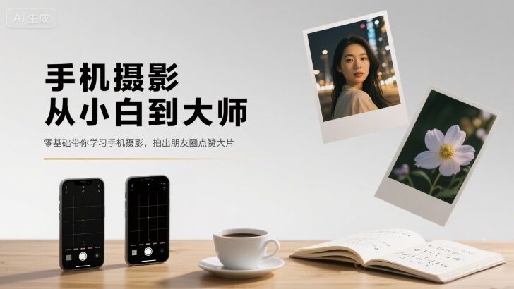 手机摄影从小白到大师，零基础带你学习手机摄影，拍出朋友圈点赞大片-保成圈-山云人力,分享创业咨询_最新网络项目资源