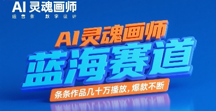 AI灵魂画师，蓝海赛道，条条作品几十W播放，爆款不断-保成圈-山云人力,分享创业咨询_最新网络项目资源