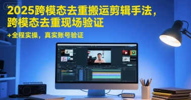 2025跨模态去重搬运剪辑手法，跨模态去重现场验证 +全程实操，真实账号验证-保成圈-山云人力,分享创业咨询_最新网络项目资源