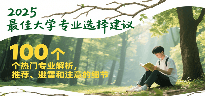 2025最佳大学专业选择建议，100个热门专业解析，推荐、避雷和注意的细节-保成圈-山云人力,分享创业咨询_最新网络项目资源