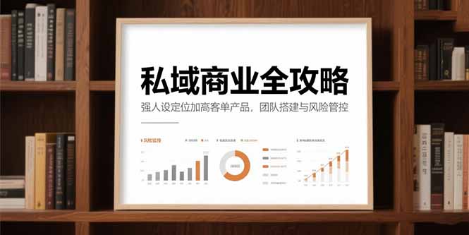 私域商业全攻略，强人设定位加高客单产品，团队搭建与风险管控-保成圈-山云人力,分享创业咨询_最新网络项目资源