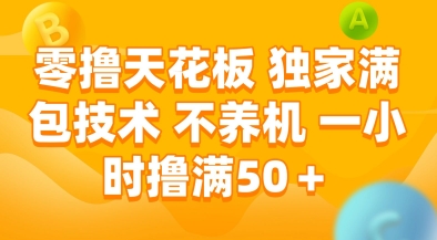 零撸天花板，独家满包技术，不用养机，一小时撸满50+，收益稳定【揭秘】-保成圈-山云人力,分享创业咨询_最新网络项目资源