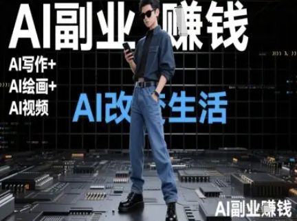 AI改变生活(Ai写作+AI绘画+Ai视频)，AI副业挣钱-保成圈-山云人力,分享创业咨询_最新网络项目资源