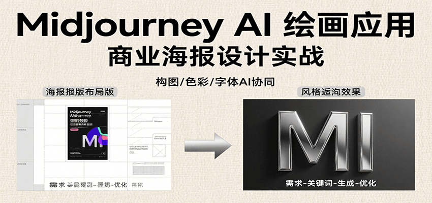 Midjourney AI绘画应用，关键词指令解析、漫画头像制作、海报设计、3D人物生成等-保成圈-山云人力,分享创业咨询_最新网络项目资源