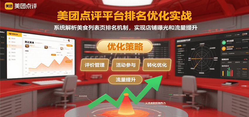 美团点评平台排名优化实战，系统解析美食列表页排名机制，实现店铺曝光和流量提升-保成圈-山云人力,分享创业咨询_最新网络项目资源