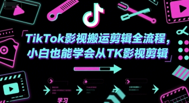 TikTok影视搬运剪辑全流程，小白也能学会从TK影视剪辑-保成圈-山云人力,分享创业咨询_最新网络项目资源