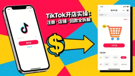 TikTok从开店到投流的进阶课，从基础实操到高阶技巧一网打尽-保成圈-山云人力,分享创业咨询_最新网络项目资源