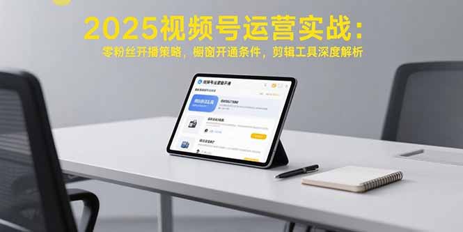 2025视频号运营实战：零粉丝开播策略，橱窗开通条件，剪辑工具深度解析-保成圈-山云人力,分享创业咨询_最新网络项目资源